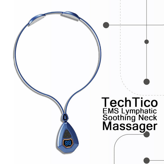 TechTico EMS Lymphatic Relief Neck Massager
